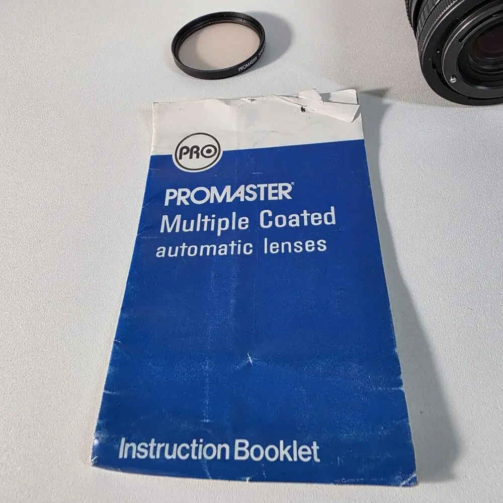 Promaster AF Zoom Multi-Coated 80-200mm 1:3.8 Lens Excellent Cond.